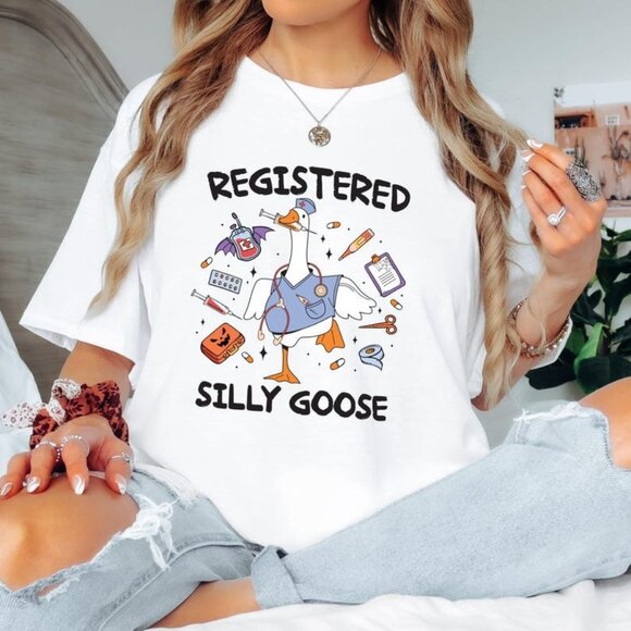 Tops - Nurse Silly Goose Shirt, Nursing Student Shirt